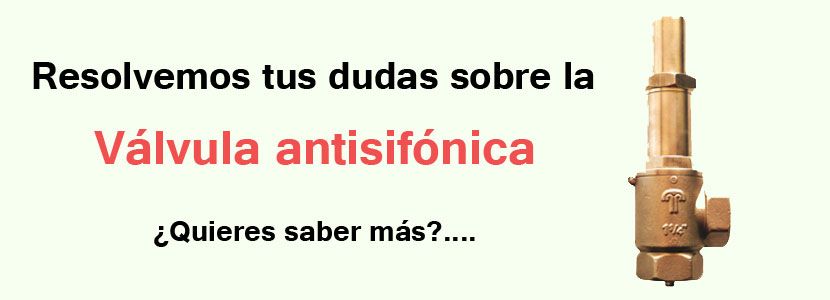valvula antisifonica